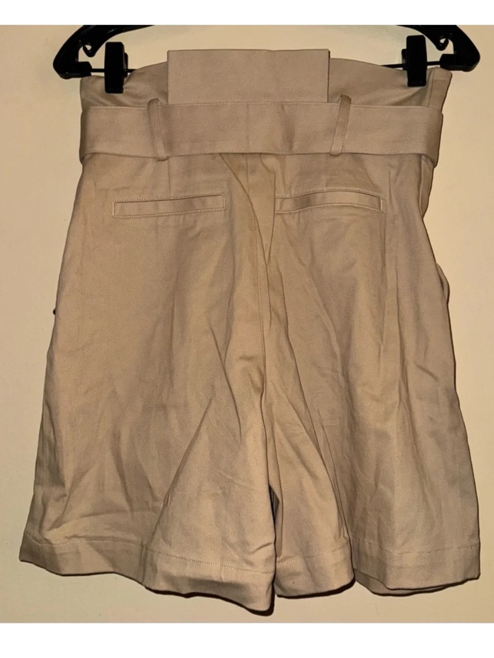 Scotch & Soda Maison Classics Le Favori Tan Khaki Belted Shorts Size XS
